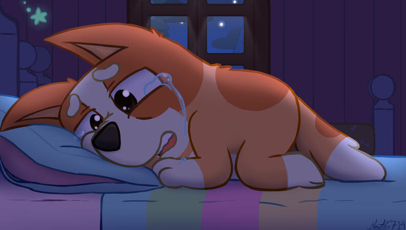 Crying Bingo (commission for @benphire)